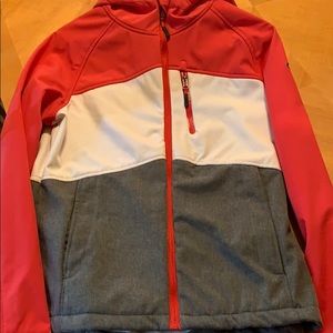 Pink, white and grey jacket